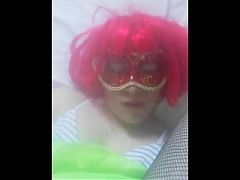 oups, i cum on my face again ( self facial)